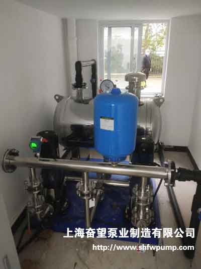 無負(fù)壓變頻供水機(jī)組安裝調(diào)試工作