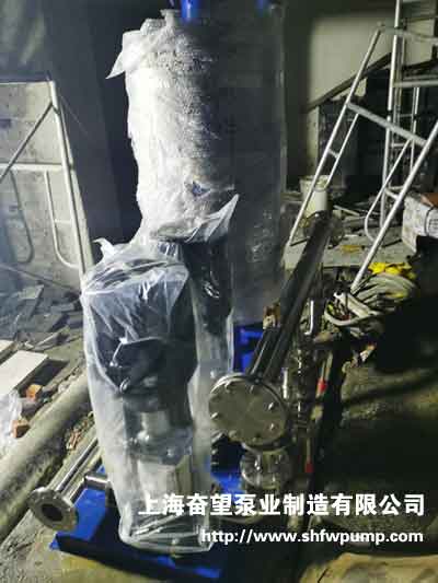 不銹鋼多級(jí)泵隔膜氣壓罐不銹鋼管路等部件均已安裝完成 不銹鋼多級(jí)泵隔膜氣壓罐不銹鋼管路等部件均已安裝完成