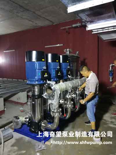 恒壓變頻給水設備管路閥門緊固檢查