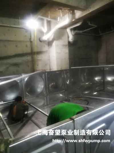 不銹鋼生活水箱焊接安裝