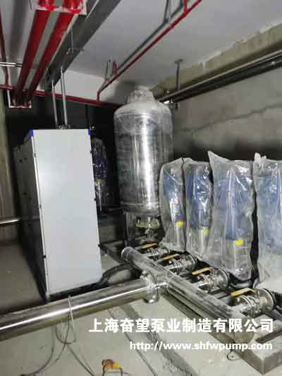 生活水泵房?jī)?nèi)收尾工作